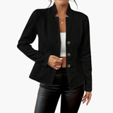 Optimized Product Title: **Women's Textured Cable Knit Blazer - Stylish & Cozy Outerwear for Every Occasion**