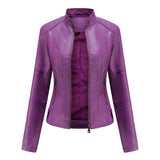 Premium Mao Collar Leather Jacket for Men - Luxurious Genuine Leather Outerwear