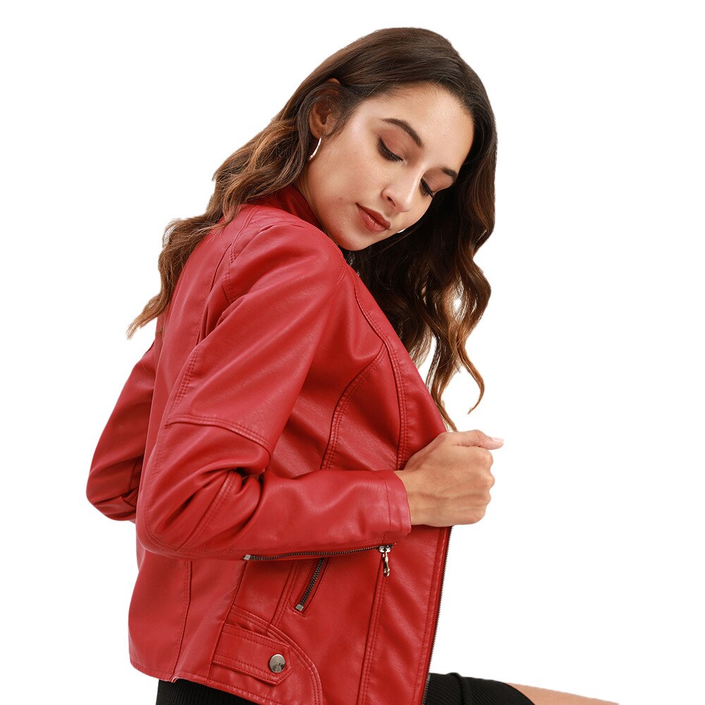 Premium Mao Collar Leather Jacket for Men - Luxurious Genuine Leather Outerwear