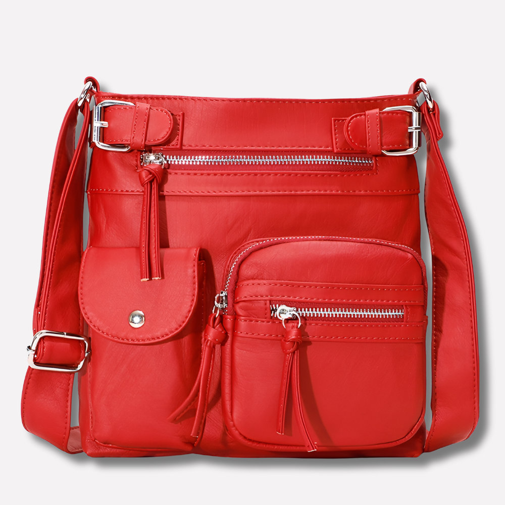 Davy Women's Multi-Pocket Crossbody Bag - Stylish & Functional Handbag for Everyday Use