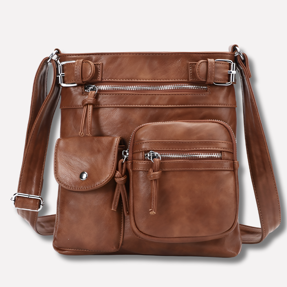 Davy Women's Multi-Pocket Crossbody Bag - Stylish & Functional Handbag for Everyday Use
