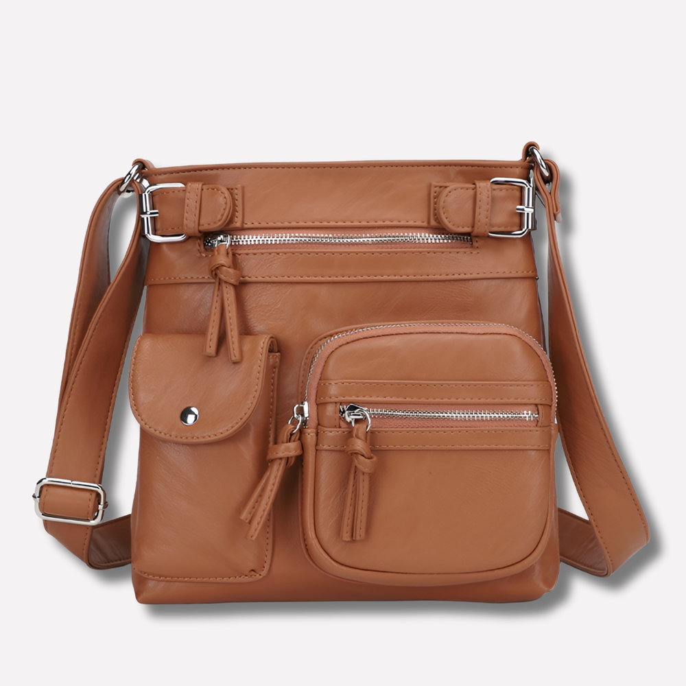 Davy Women's Multi-Pocket Crossbody Bag - Stylish & Functional Handbag for Everyday Use