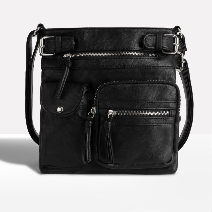 Davy Women's Multi-Pocket Crossbody Bag - Stylish & Functional Handbag for Everyday Use