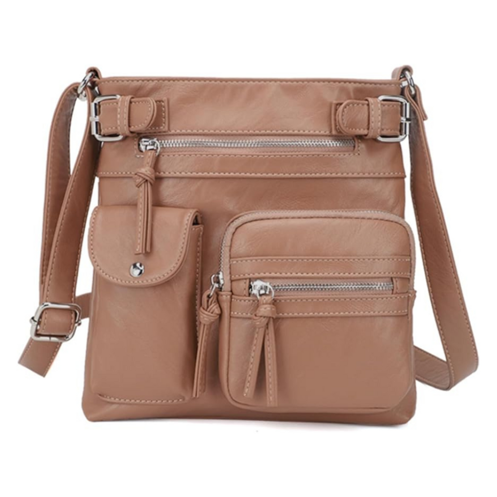Davy Women's Multi-Pocket Crossbody Bag - Stylish & Functional Handbag for Everyday Use