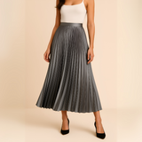Women's Elegant Pleated Midi Skirt - Stylish & Versatile Fashion for Any Occasion
