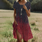 Chic Breezy Polka Dot Midi Dress for Women - Stylish Summer Fashion, Comfortable Fit, Perfect for Casual Outings & Parties