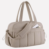 Stylish Women's Quilted Duffel Bag - Perfect for Gym & Travel | Davy