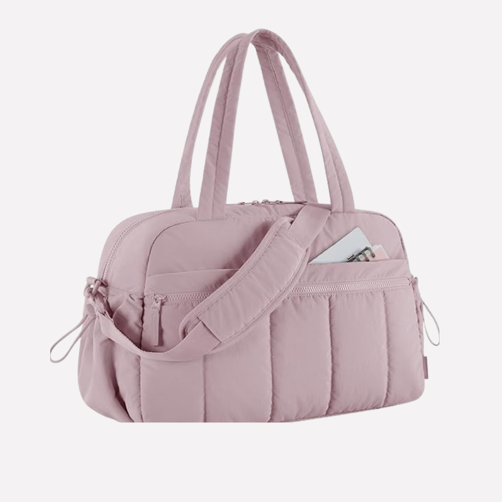 Stylish Women's Quilted Duffel Bag - Perfect for Gym & Travel | Davy