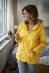 Men's Lightweight Waterproof Hooded Rain Jacket - Packable, Breathable & Stylish Outdoor Gear