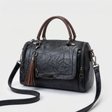 Stylish Davy Women's Satchel Bag with Chic Tassel Charm - Perfect for Everyday Use