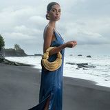 Davy Women's Sculptural Woven Handbag with Twisted Detail | Stylish & Unique Design | Perfect for Any Occasion