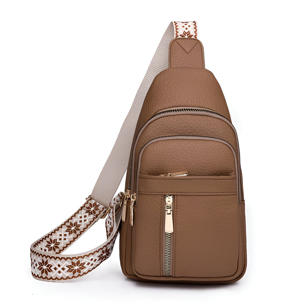 Davy Women's Sling Backpack with Stylish Patterned Strap - Trendy & Functional Design