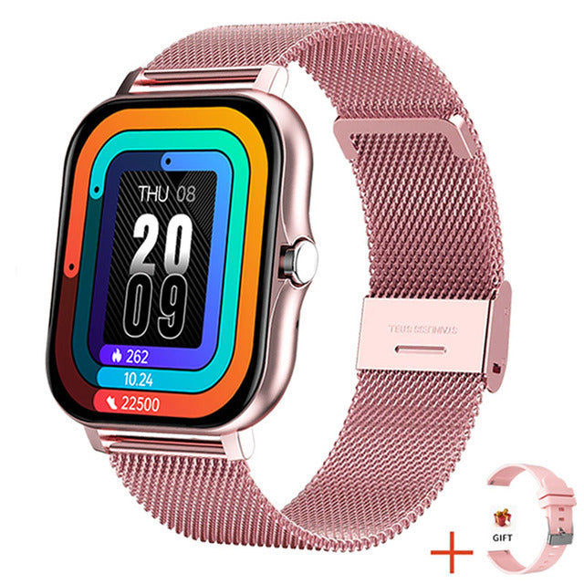Enhanced Product Title: "Davy Women's Smartwatch with Stylish Mesh Band - Fitness Tracker, Heart Rate Monitor, and Notifications" 

This title includes relevant keywords and highlights key features to improve visibility and appeal in Google Shopping.