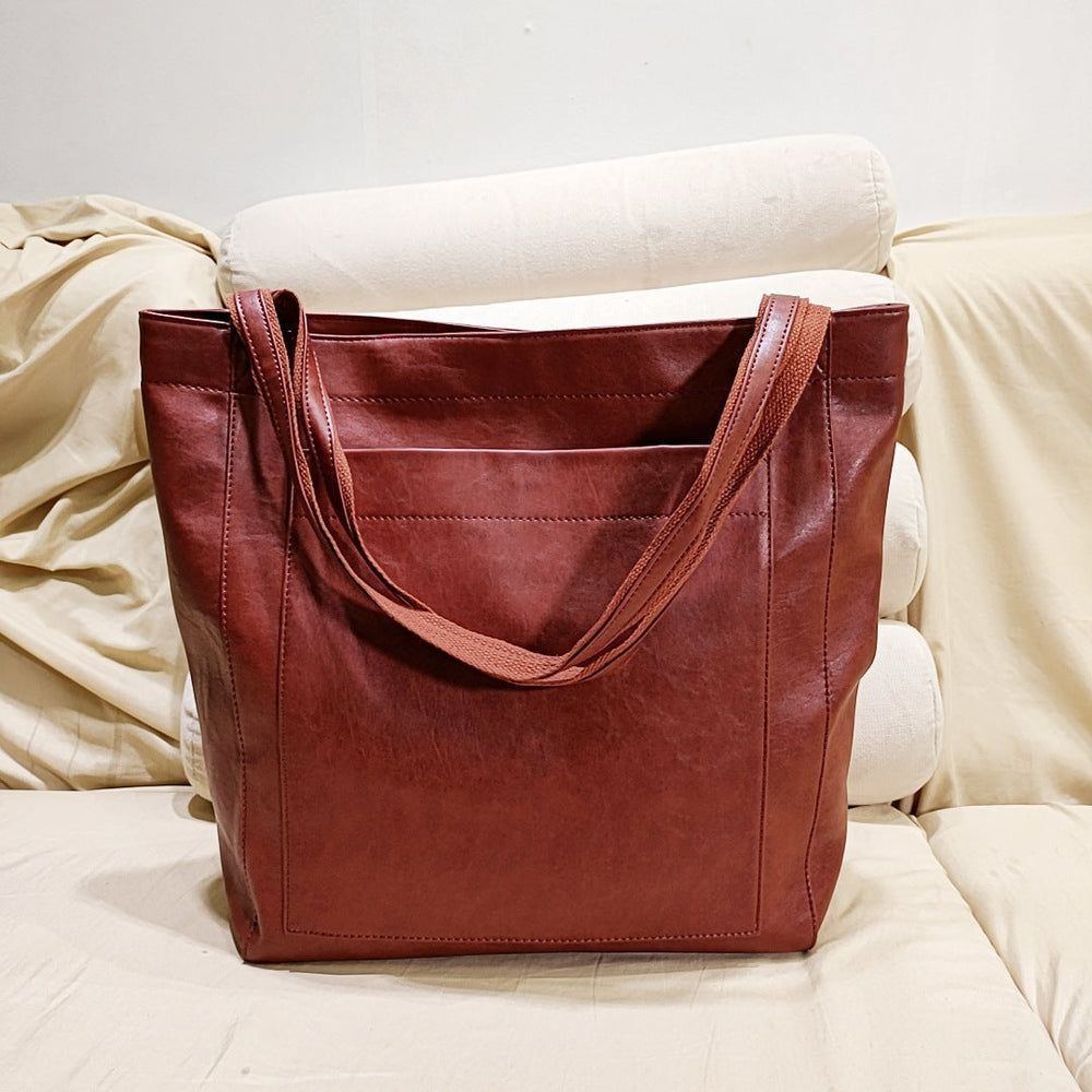 Davy Women's Structured Tote Bag with Top Handles - Stylish & Versatile Handbag for Everyday Use