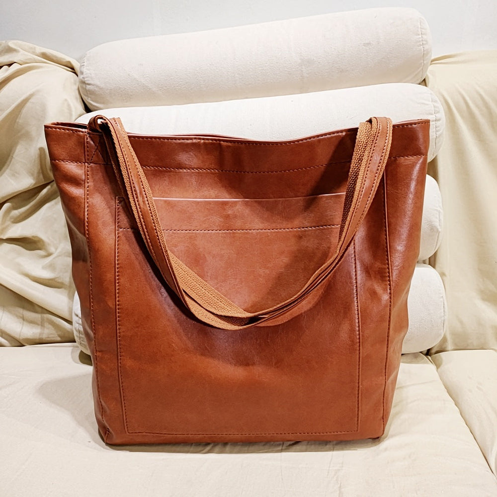 Davy Women's Structured Tote Bag with Top Handles - Stylish & Versatile Handbag for Everyday Use