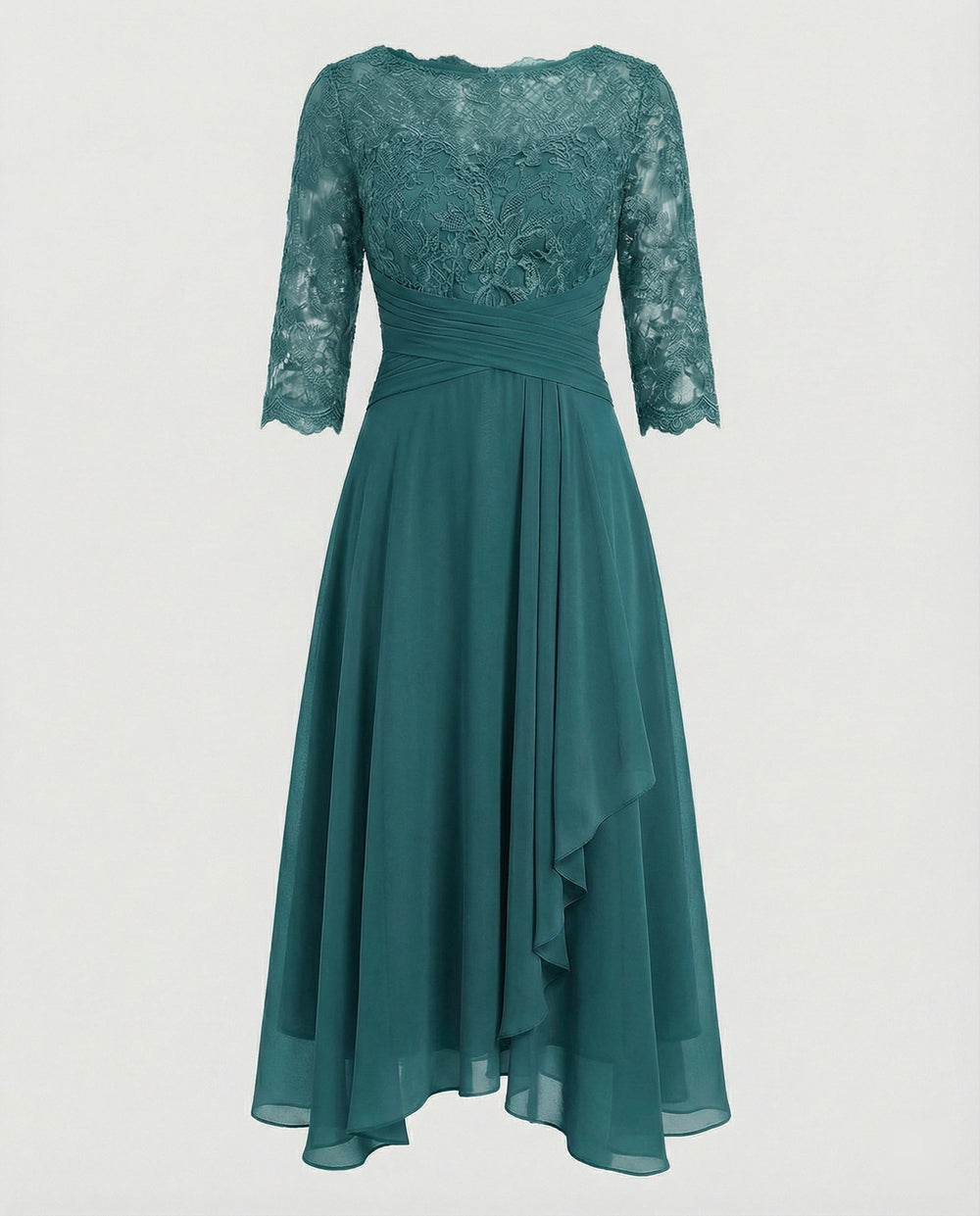 Chic Elegant Flowy Midi Dress for Women - Perfect for Weddings, Parties & Special Occasions