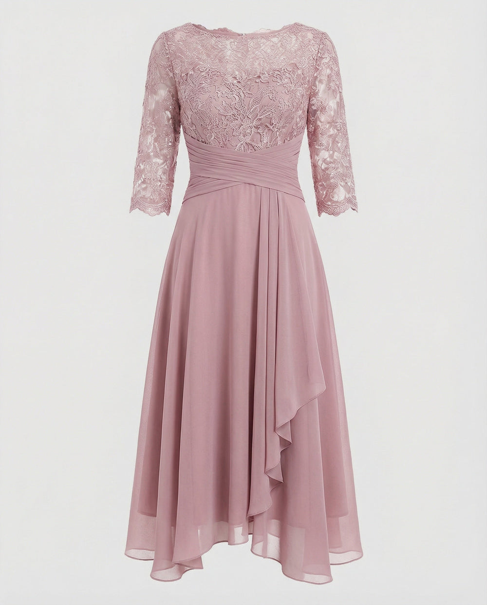 Chic Elegant Flowy Midi Dress for Women - Perfect for Weddings, Parties & Special Occasions