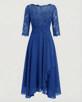 Chic Elegant Flowy Midi Dress for Women - Perfect for Weddings, Parties & Special Occasions