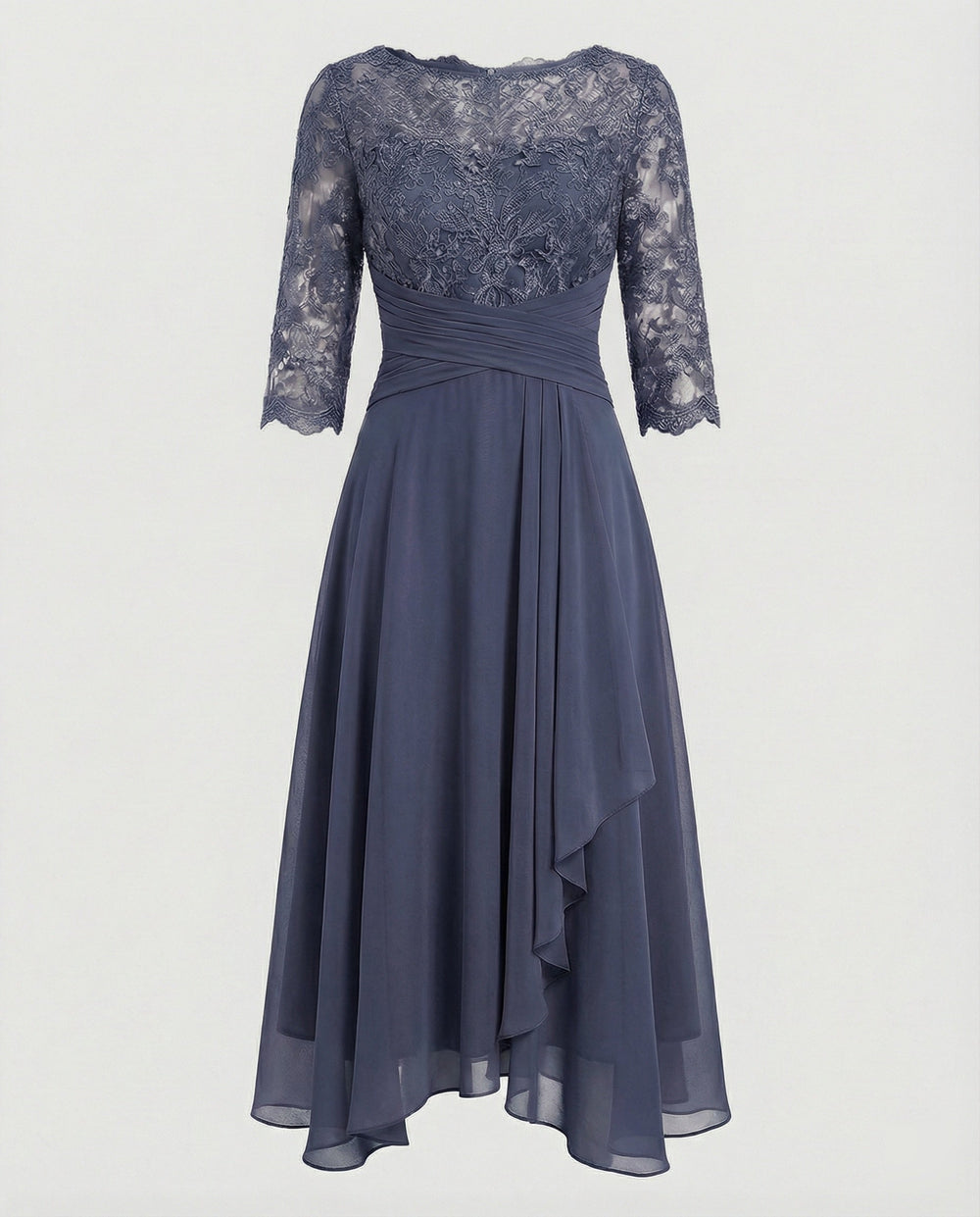 Chic Elegant Flowy Midi Dress for Women - Perfect for Weddings, Parties & Special Occasions