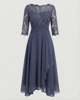 Chic Elegant Flowy Midi Dress for Women - Perfect for Weddings, Parties & Special Occasions