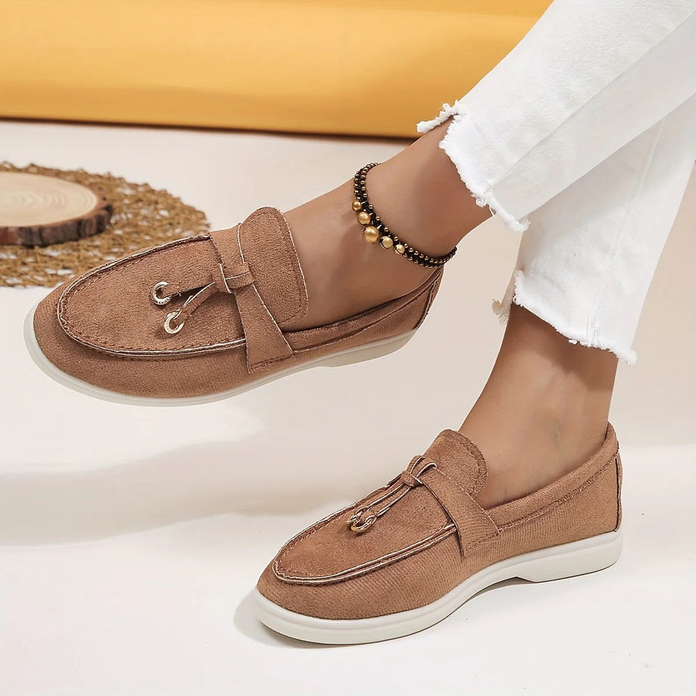 Women's Classic Tassel Slip-On Loafers - Comfortable & Stylish Casual Footwear for Everyday Wear