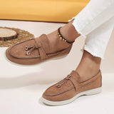 Women's Classic Tassel Slip-On Loafers - Comfortable & Stylish Casual Footwear for Everyday Wear