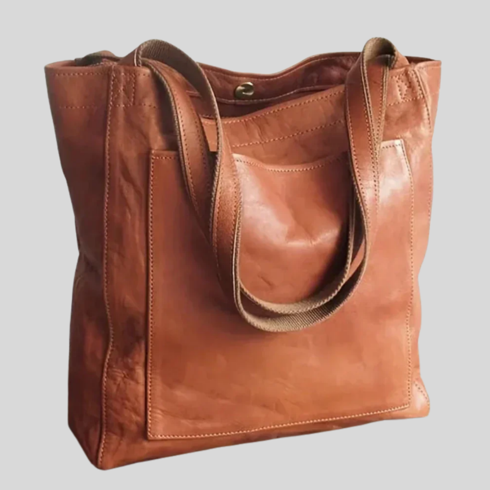 Stylish Davy Women's Tote Bag with Convenient Exterior Pockets - Perfect for Everyday Use