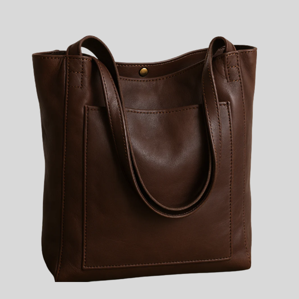 Stylish Davy Women's Tote Bag with Convenient Exterior Pockets - Perfect for Everyday Use