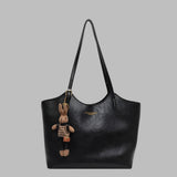 Vintage Davy Women's Tote Bag with Charm - Stylish & Functional Handbag for Everyday Use