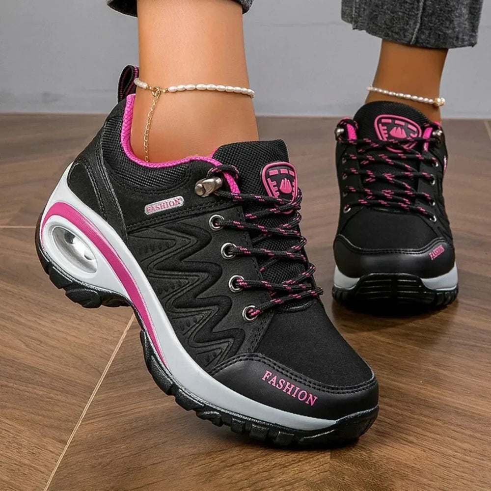 Women's Air-Cushioned Trail Running Shoes - Lightweight, Breathable, and Durable for Outdoor Adventures
