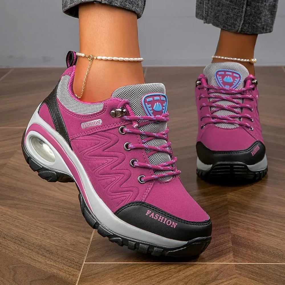 Women's Air-Cushioned Trail Running Shoes - Lightweight, Breathable, and Durable for Outdoor Adventures