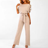 Chic Effortless Wide-Leg Jumpsuit for Women - Comfortable & Stylish All-Day Wear