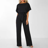 Chic Effortless Wide-Leg Jumpsuit for Women - Comfortable & Stylish All-Day Wear