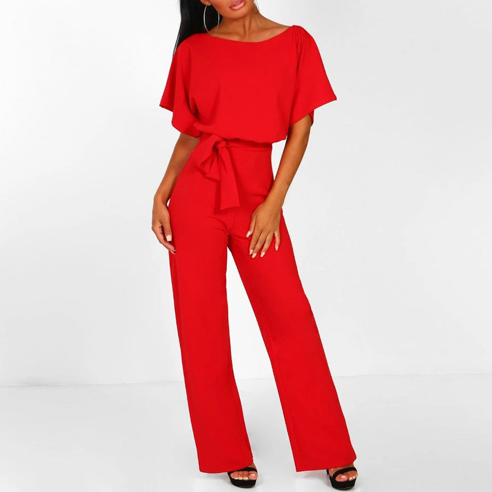 Chic Effortless Wide-Leg Jumpsuit for Women - Comfortable & Stylish All-Day Wear