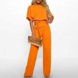 Chic Effortless Wide-Leg Jumpsuit for Women - Comfortable & Stylish All-Day Wear