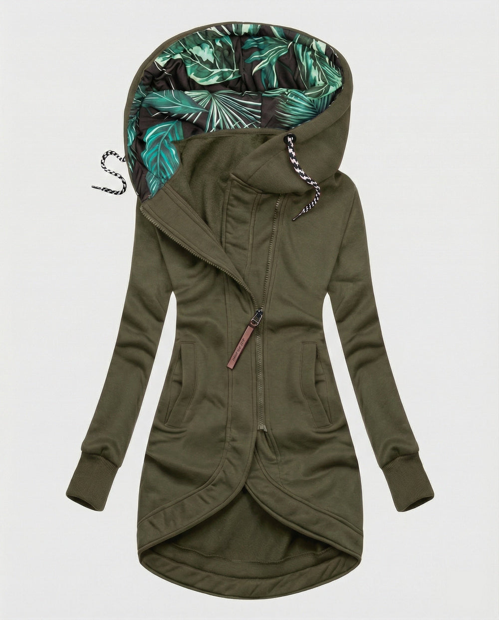 Cozy Warm Asymmetrical Coat for Women - Stylish & Comfortable Outerwear for Cold Weather