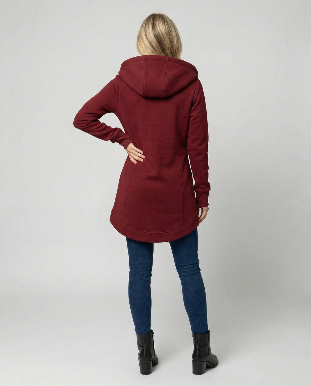 Cozy Warm Asymmetrical Coat for Women - Stylish & Comfortable Outerwear for Cold Weather