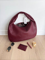 Davy Women's Stylish Woven Tote Bag - Spacious & Trendy Handbag for Everyday Use