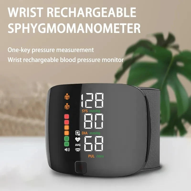 Enhanced Product Title: Davy Portable Wrist Blood Pressure Monitor – Electronic Sphygmomanometer with Voice Alerts for Accurate Readings 

This optimized title includes relevant keywords while maintaining clarity and appeal for potential buyers.