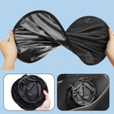 Car Sunshade Set – UV Protection, Static Cling & 4-Piece Universal Fit