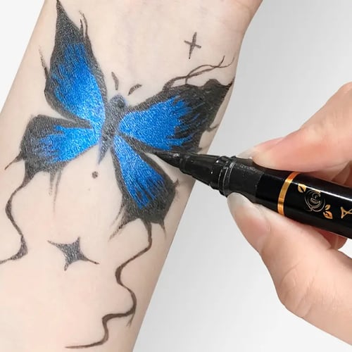 Enhanced Product Title: "10-Farben Temporäre Tattoo-Marker Set mit Pinselspitze – Kreative Körperkunst für Kinder und Erwachsene" 

This title includes relevant keywords for better visibility while also highlighting the product's features and potential us