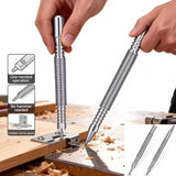 Spring-Loaded Nail Setter – Steel Build, Two Interchangeable Tips & Compact Design