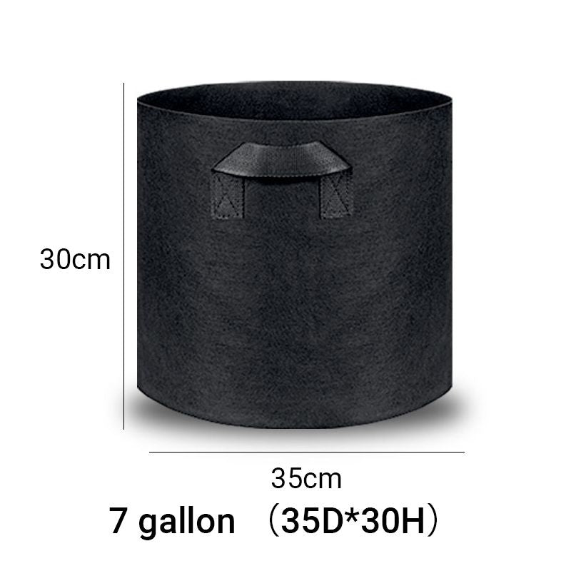 Felt Grow Bags – Breathable Fabric, Drainage & 4-26L with Handles