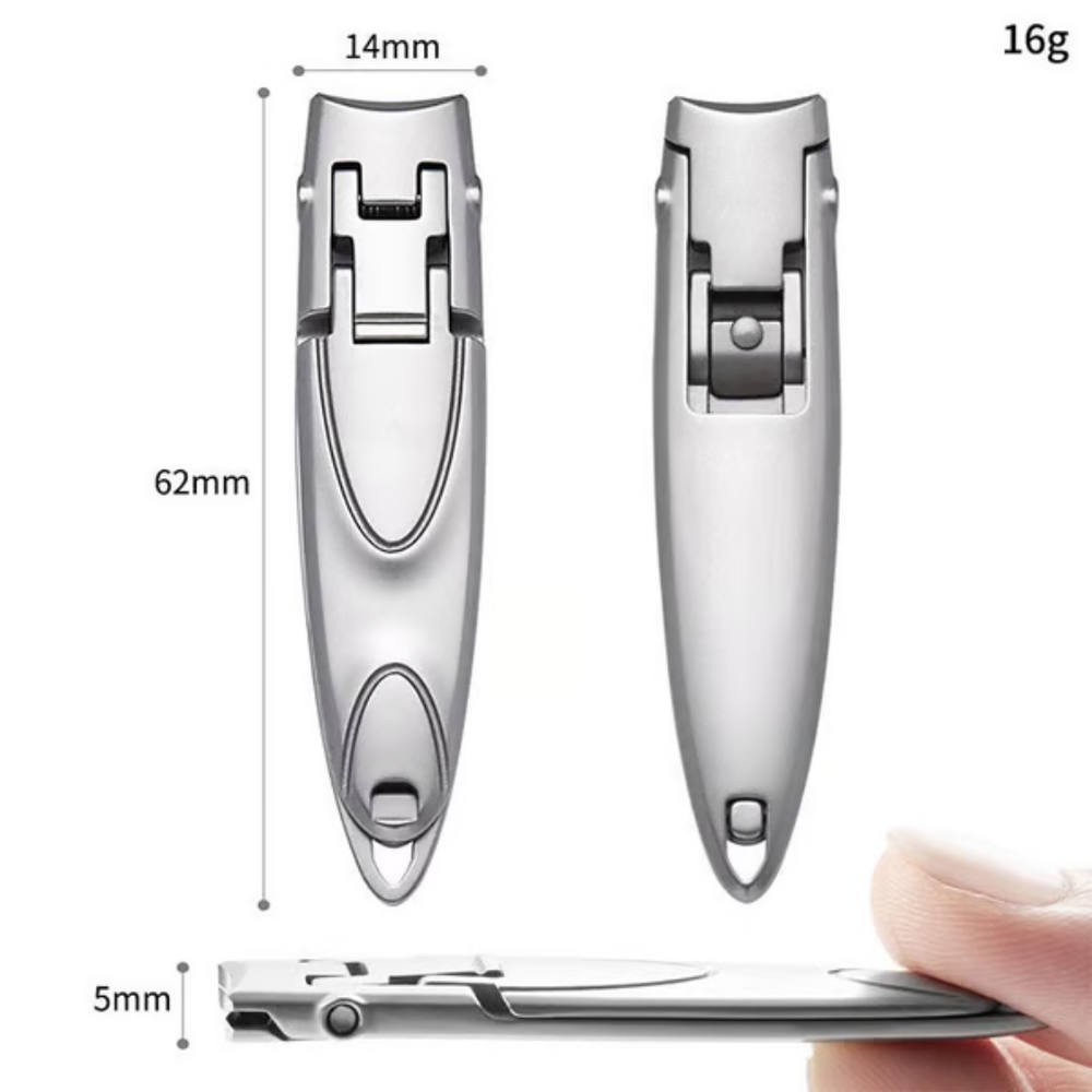 Foldable Nail Clipper – 420J2 Stainless Steel, Ultra-Thin 0.5cm & Keychain