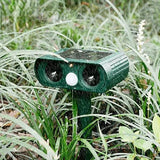Solar Power Ultrasonic Animal Pest Repeller Infrared Sensor Waterproof Animal Deterrent Bowlift