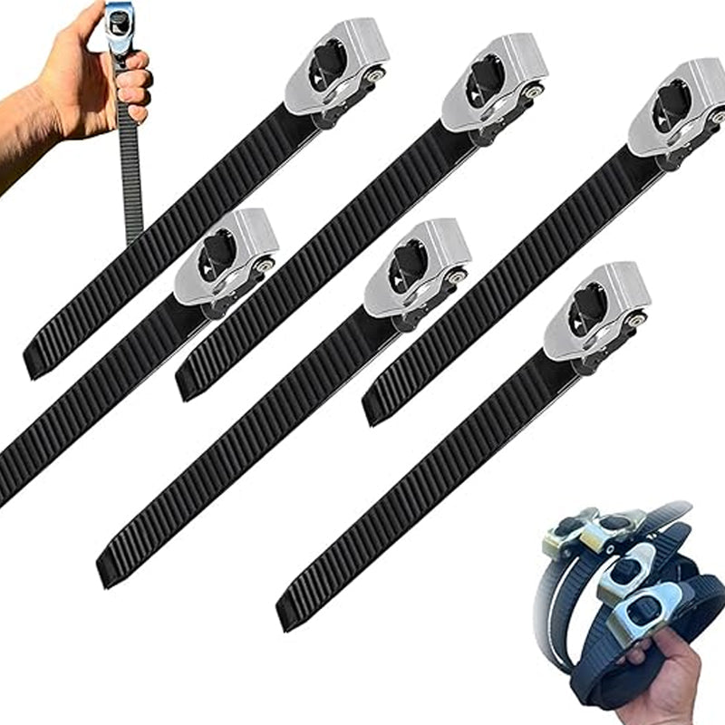 Ratchet Tie-Down Strap – Polyester Webbing, 32/50 cm & Rustproof Steel Fittings