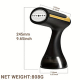 Handheld Garment Steamer – 1500W, 30-Second Heat-Up & 200ml Water Tank