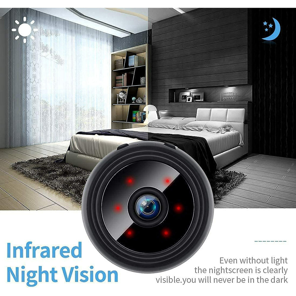 Mini Security Camera – Wireless Connection, Magnetic Mount & Live Feed
