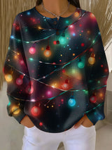 Sanna Weihnachts-Pullover mit Laternen – Gemütlicher Festtagsstil für die Saison