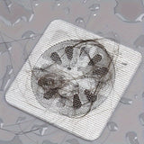 Disposable Drain Hair Catcher Stickers – 10-Pack, Waterproof Mesh & 10×10cm